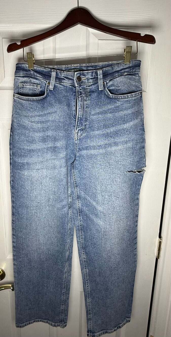 Wild Fable 90'S Relaxed Raight Size 6 Blue Denim Jeans
